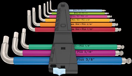 EAN 4013288221360 - Wera 05022860001 llave hexagonal Juego de llaves allen Imperial 9 pieza(s) imagen 1