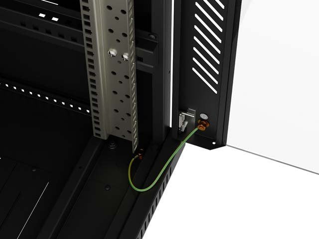 EAN 5901969448269 - Lanberg FF01-6618-12B armario rack 18U Rack o bastidor independiente Negro imagen 12