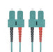 EAN 4005938552665 - Helos 255266 Cable de fibra óptica e InfiniBand 0,5 m SC Color aguamarina imagen 1
