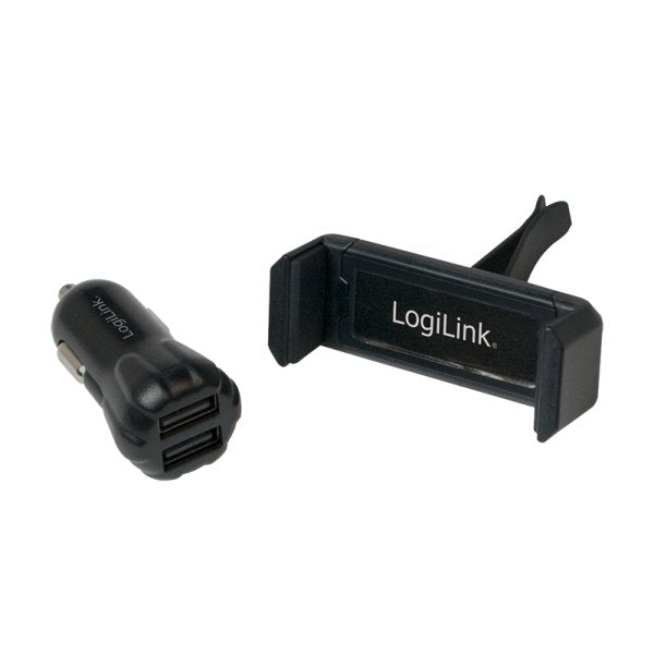 EAN 4052792041187 - LogiLink PA0133 cargador de dispositivo móvil Smartphone, Tableta Negro Encendedor de cigarrillos Auto imagen 1