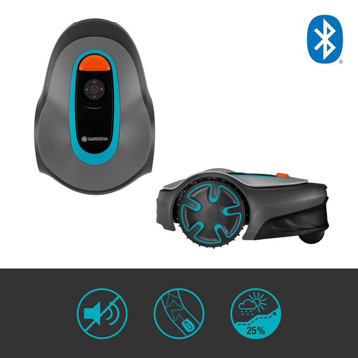 EAN 4078500053181 - Gardena SILENO minimo Robot cortacésped Batería Negro, Azul, Gris imagen 7