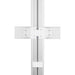 EAN 4043718293407 - InLine 23184B soporte para monitor 43,2 cm (17") Escritorio Blanco, Aluminio imagen 6