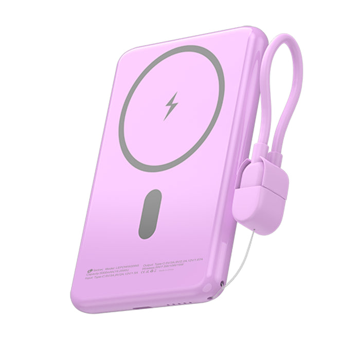 EAN 8436588883759 - Leotec LEPOWW20W5P batería externa Polímero de litio Cargador inalámbrico imagen 5