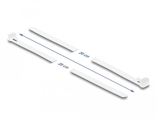 EAN 4043619186440 - DeLOCK 18644 presilla Bridas adherentes para cables Nylon 100 pieza(s) imagen 2