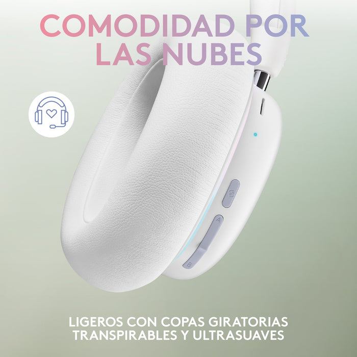 EAN 5099206097520 - Logitech G 981-001083 auricular y casco Auriculares Inalámbrico Diadema Juego Bluetooth Blanco imagen 8