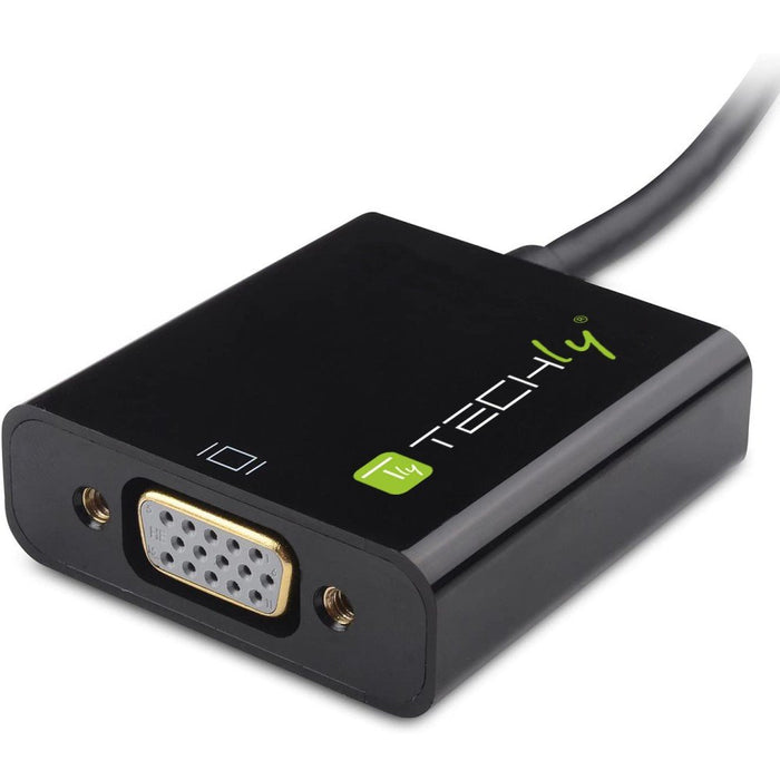 EAN 8057685302921 - Techly IDATA HDMI-VGA4 adaptador de cable de vídeo VGA (D-Sub) HDMI Type C (Mini) Negro imagen 9