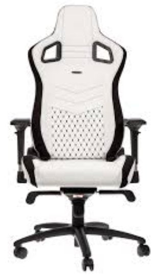 EAN 4251442501037 - noblechairs Epic Asiento acolchado Negro, Blanco imagen 1