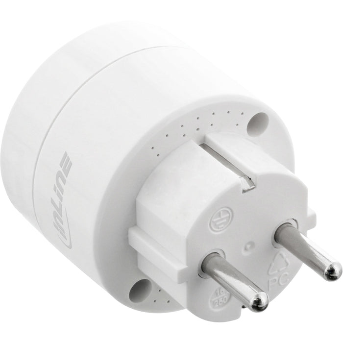 EAN 4043718291021 - InLine 40155B enchufe inteligente 3680 W Blanco imagen 2