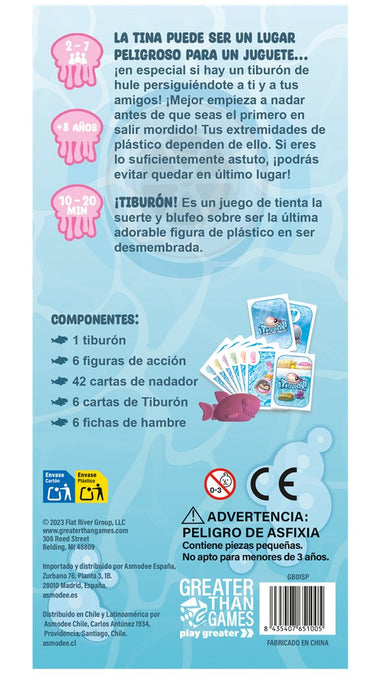 EAN 8435407651005 - Asmodee ¡Tiburón! ¡Tiburón! 20 min Juego de mesa Estrategia imagen 2