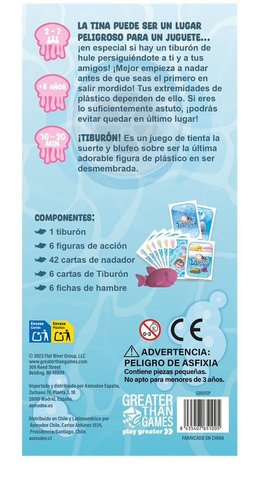 EAN 8435407651005 - Asmodee ¡Tiburón! ¡Tiburón! 20 min Juego de mesa Estrategia imagen 2