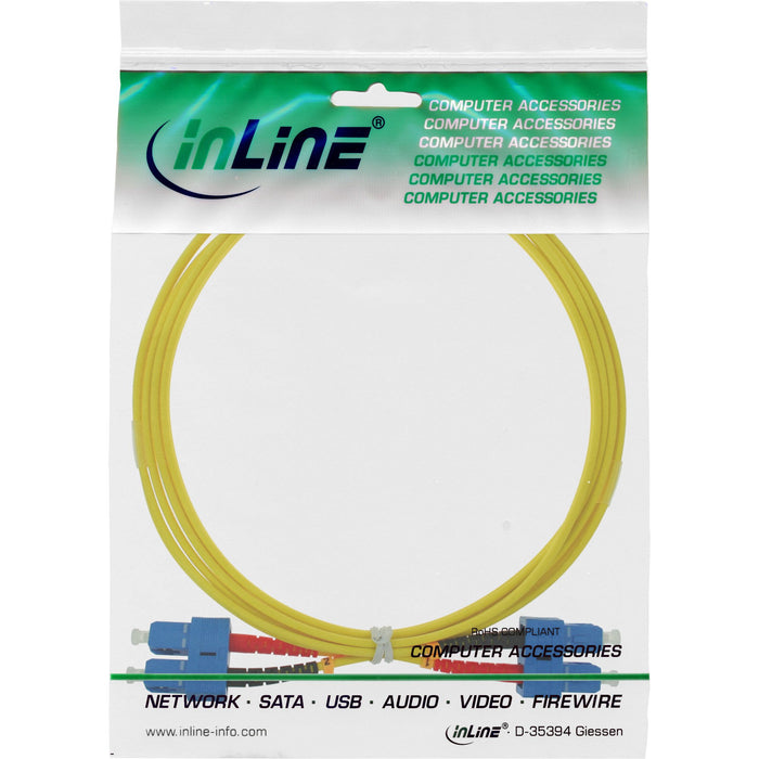 EAN 4043718213481 - InLine 82925F Cable de fibra óptica e InfiniBand 1 m 2x SC Amarillo imagen 2