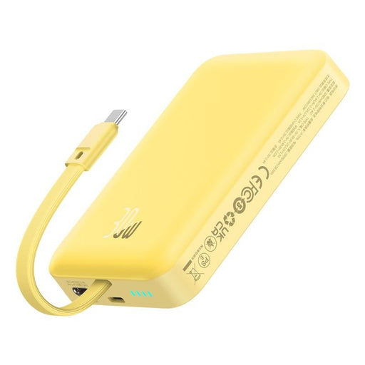 EAN 6932172642808 - Baseus MAGSAFE MINI TYPE-C WIRELESS POWERBANK 10.000 MAH 30W-SARI batería externa Polímero de litio 10000 imagen 1