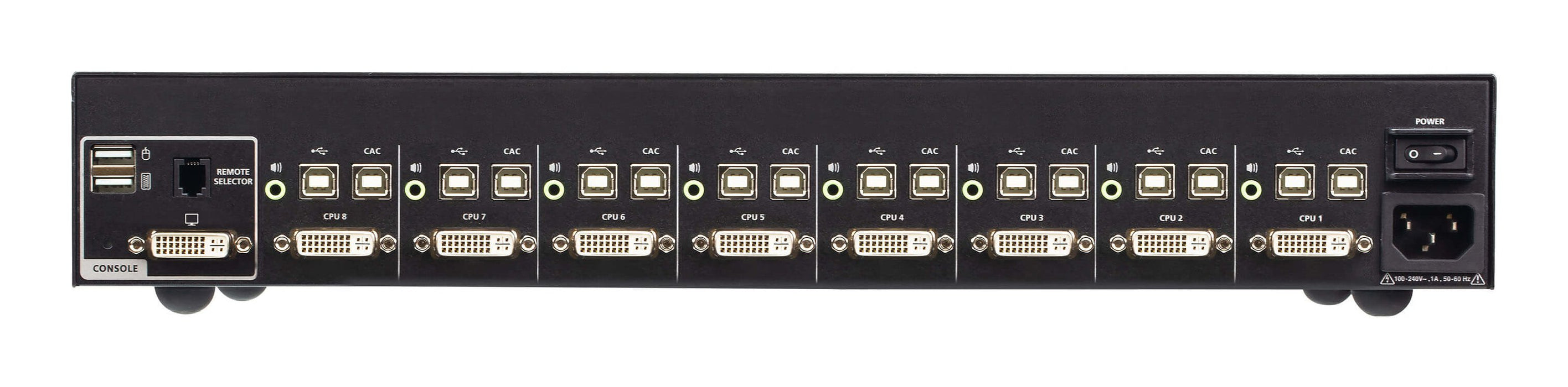 EAN 4710469341991 - ATEN CS1188D4C interruptor KVM Montaje en rack Negro imagen 2