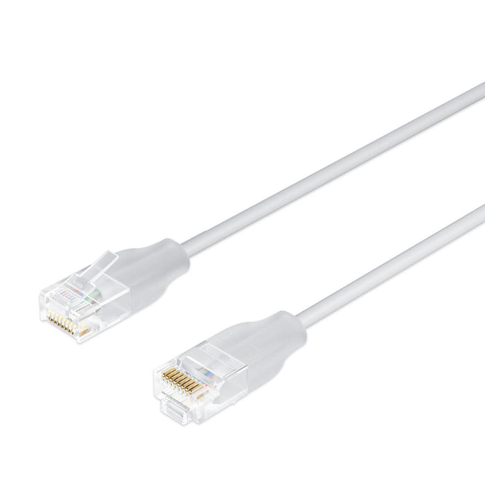 EAN 5715328207141 - Lanview LightFlex CAT6 U/UTP 0.15M, White, TPE, Halogenfree Unshielded Network Cable, Halogenfree, 4x2xAW imagen 1