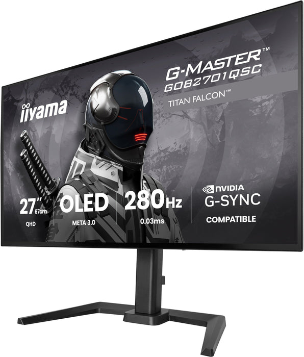 EAN 4948570127948 - iiyama G-MASTER GOB2701QSC-B1 pantalla para PC 68,6 cm (27") 2560 x 1440 Pixeles 2K Ultra HD OLED Negro imagen 6