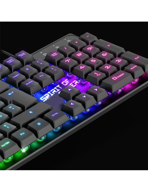 EAN 3700104455177 - Spirit of Gamer PRO-K1 teclado Juego USB AZERTY Negro imagen 2