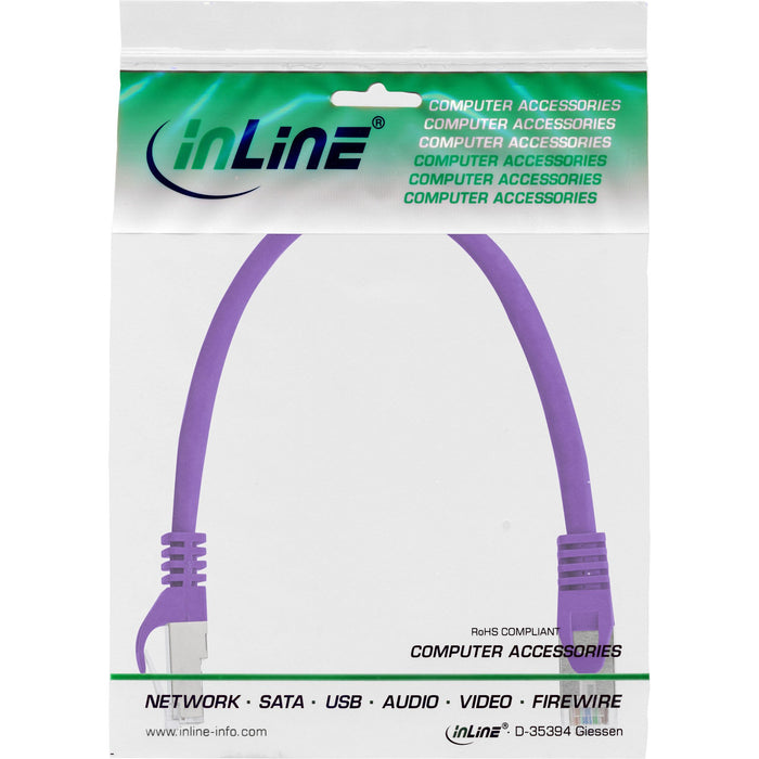 EAN 4043718043538 - InLine 72533P cable de red Púrpura 0,3 m Cat5e SF/UTP (S-FTP) imagen 3