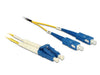 EAN 4043619846092 - DeLOCK 1m LC-SC Cable de fibra óptica e InfiniBand Amarillo imagen 1