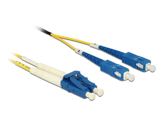 EAN 4043619846092 - DeLOCK 1m LC-SC Cable de fibra óptica e InfiniBand Amarillo imagen 1