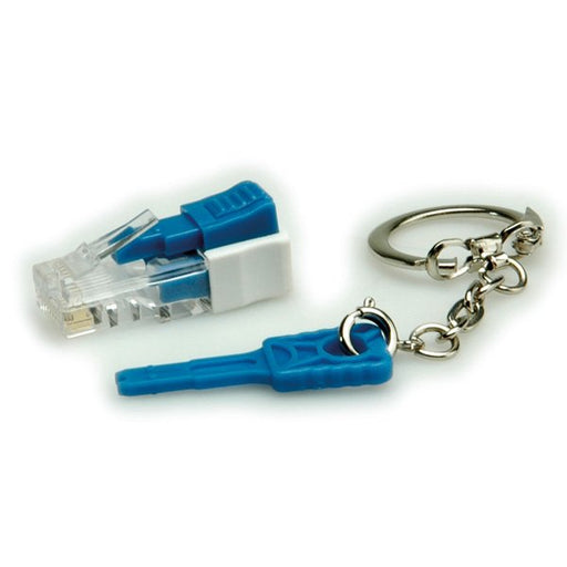 EAN 7611990118410 - ROLINE Lockable RJ45 Plug with Key cable de red Transparente imagen 1