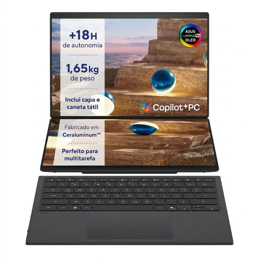 EAN 4711636600170 - ASUS Zenbook Duo UX8407AA-U93BOHDCP1 Copilot+ PC Intel Core Ultra 9 386H Híbrido (2-en-1) 35,6 cm (14") P imagen 1