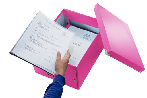 EAN 4002432398126 - Leitz Click & Store Caja de cartón Rosa imagen 2
