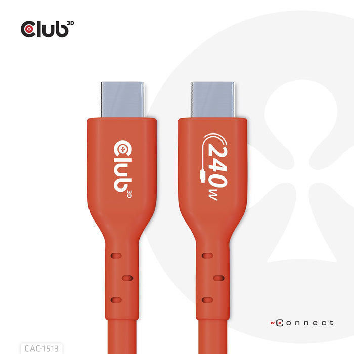 EAN 8719214472634 - CLUB3D CAC-1513 cable USB USB 2.0 USB C Naranja imagen 3
