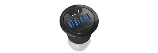 EAN 4250078164760 - ICY BOX IB-HUB1403 USB 3.2 Gen 1 (3.1 Gen 1) Type-A 5000 Mbit/s Negro imagen 2