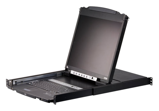 EAN 4710469345555 - ATEN CL5808N-ATA-AG consola de rack 48,3 cm (19") 1280 x 1024 Pixeles Metal, Plástico Negro 1U imagen 1