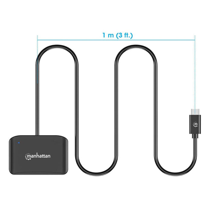 EAN 0766623102742 - Manhattan 102742 lector de tarjeta inteligente USB Tipo C imagen 9