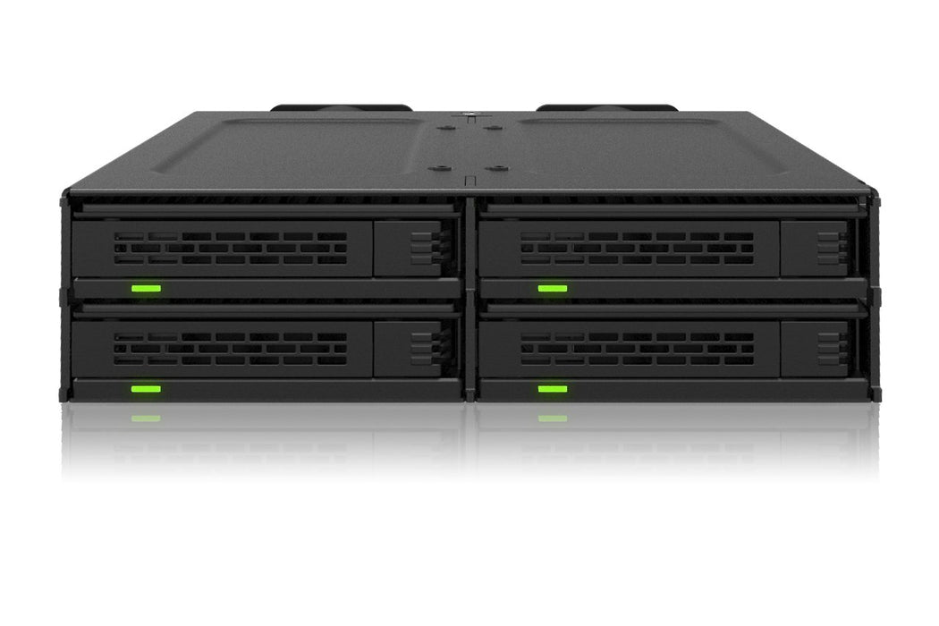 EAN 4713227446648 - Icy Dock MB324V4P-B caja para disco duro externo Caja externa para unidad de estado sólido (SSD) Negro 2. imagen 1