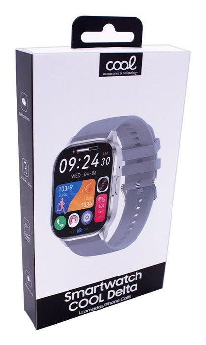 EAN 8434847074870 - COOL Accesorios Delta Silicona Gris 5,11 cm (2.01") AMOLED 39 mm Digital 240 x 296 Pixeles Pantalla tácti imagen 6