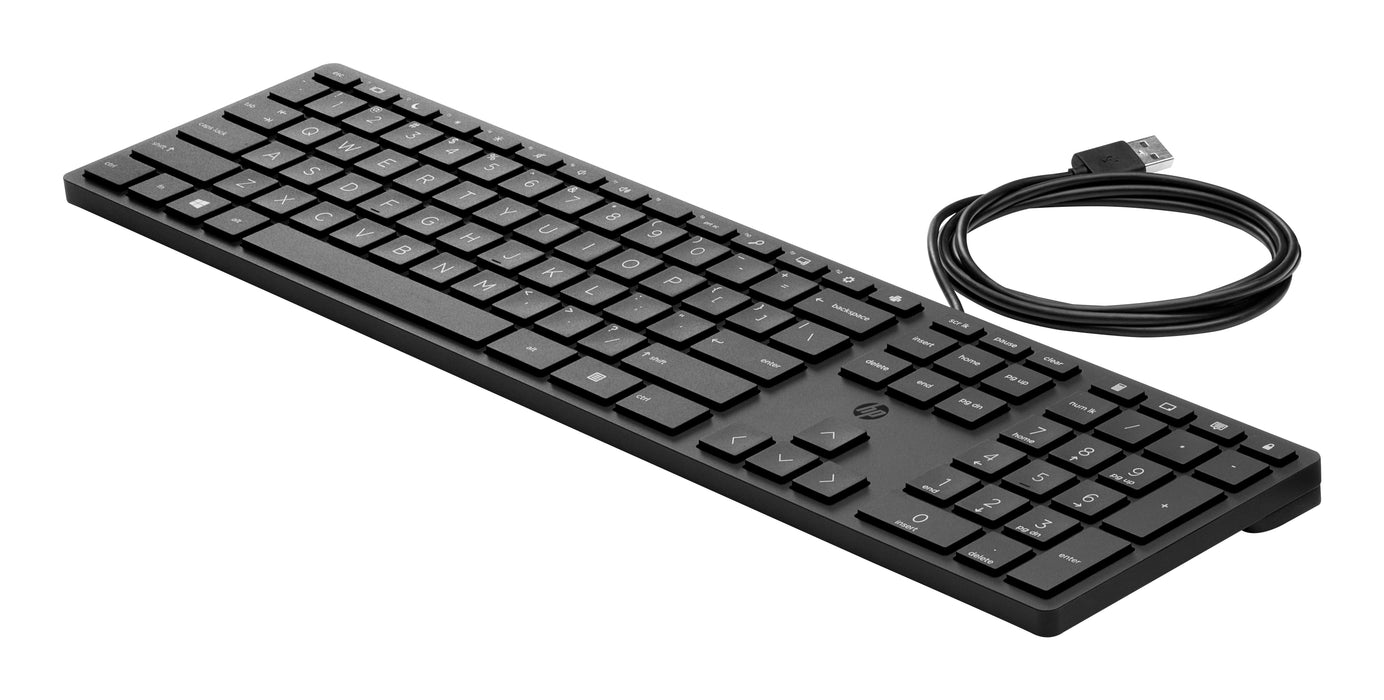 EAN 0194721888327 - HP 320K Wired Keyboard teclado Oficina USB Negro imagen 8