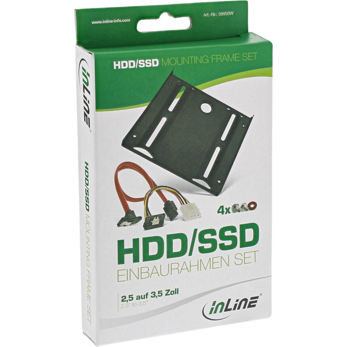 EAN 4043718256389 - InLine 39950W kit de montaje Negro imagen 3
