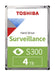 EAN 4547808810685 - Toshiba S300 Surveillance disco duro interno 4 TB 5400 RPM 128 MB 3.5" Serial ATA III imagen 1