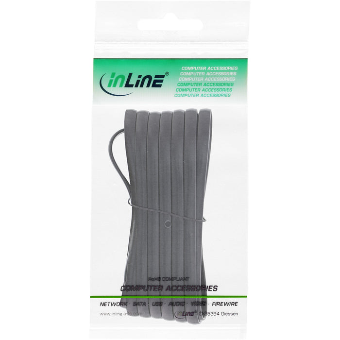 EAN 4043718170241 - InLine 18842 cable telefónico 2 m Negro imagen 2