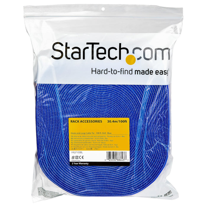 EAN 65030886437 - StarTech.com HKLP100BL presilla Bridas adherentes para cables Nylon 1 pieza(s) imagen 4