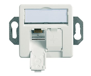 EAN 4018359363000 - Telegärtner 100022957 toma de corriente 2 x RJ-45 Blanco imagen 1