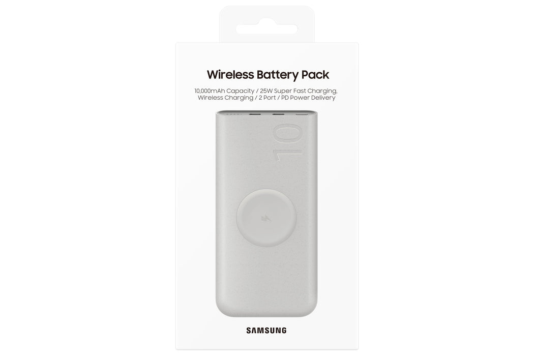 EAN 8806095312170 - Samsung EB-U2510XUEGEU batería externa 10000 mAh Cargador inalámbrico Beige imagen 7