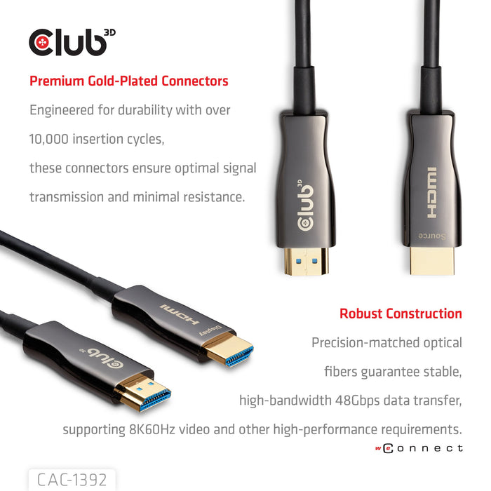 EAN 8719214473457 - CLUB3D CAC-1392 cable HDMI 30 m HDMI tipo A (Estándar) Negro imagen 3