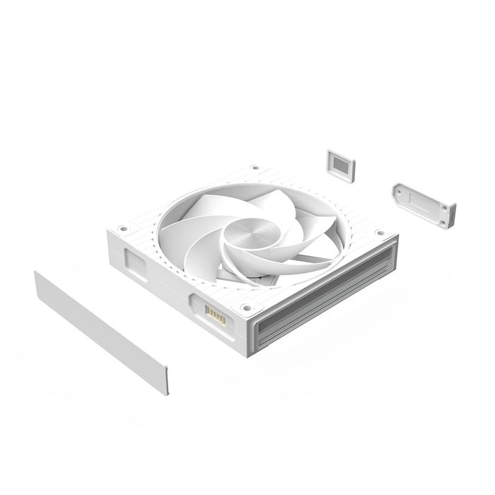 EAN 8800263651054 - Zalman ZM-DF120R A3 Placa base Ventilador 12,4 cm Blanco 1 pieza(s) imagen 3