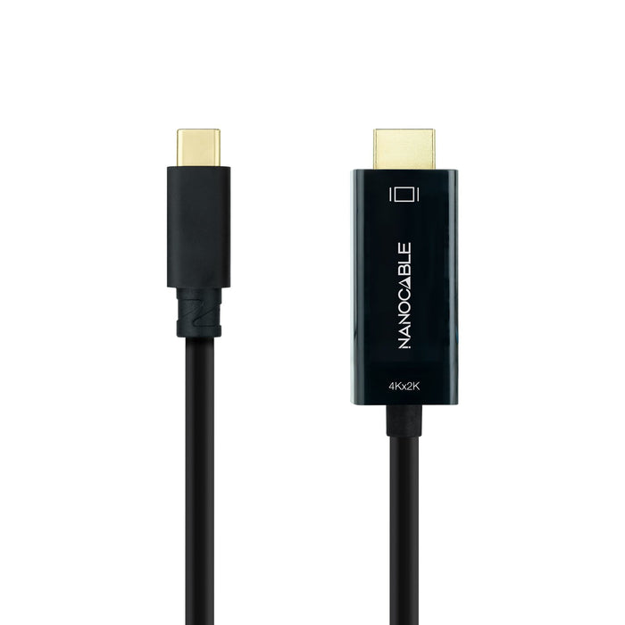 EAN 8433281012882 - Nanocable 10.15.5132 adaptador de cable de vídeo 1,8 m USB Tipo C HDMI tipo A (Estándar) imagen 2
