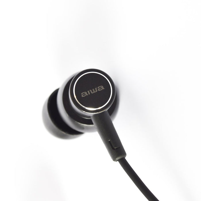 EAN 8435256896657 - Aiwa ESTM-500BK auricular y casco Auriculares Alámbrico Dentro de oído Música Negro imagen 2