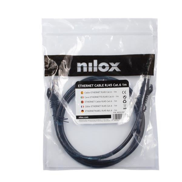 EAN 8436556146862 - Nilox NXCRJ4501 cable de red Negro 1 m Cat6 U/UTP (UTP) imagen 5