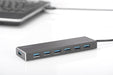 EAN 4016032447474 - Digitus DA-70241-1 hub de interfaz USB 3.2 Gen 1 (3.1 Gen 1) Type-A 5000 Mbit/s Gris imagen 7