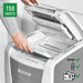 EAN 4002432124114 - Leitz 80140000 triturador de papel Microcorte 55 dB 22 cm Gris, Blanco imagen 7