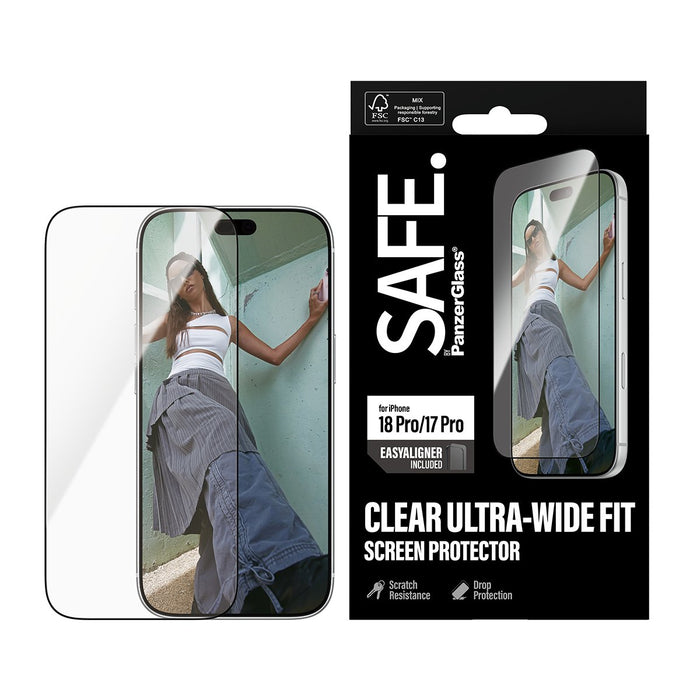 EAN 5715685043659 - PanzerGlass SAFE. by ® Screen Protector iPhone 2026 Pro | 17 Pro | Ultra-Wide Fit w. EasyAligner Protecto imagen 2