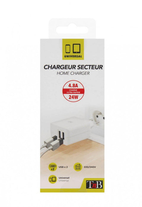 EAN 3303170085707 - T'nB CH2USB48A cargador de dispositivo móvil imagen 4