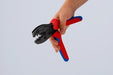 EAN 4003773092162 - Knipex 97 52 42 SB crimpadora Herramienta para prensar Azul, Rojo imagen 8