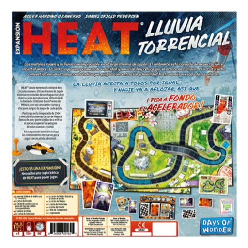 EAN 0824968091821 - Asmodee DW9182 juego de tablero Heat: Lluvia torrencial Juego de mesa Carrera imagen 2